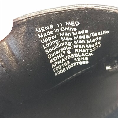 Apt 9 Hayes Men's Memory Foam Loafers Square Toe Slip On Black