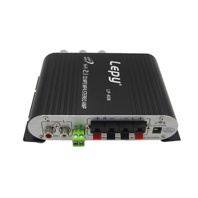 Lepy LP-838 Car Stereo Amp Motor Home Kanal Amplifier Audio Accessory Black A3GE