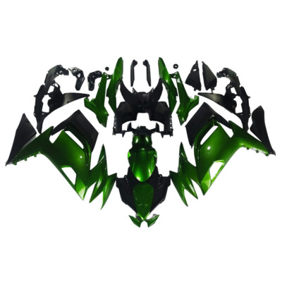 ABS Fairing Fit for Kawasaki ER-6F Ninja650R 2020 2021 2022 Green Black Plastics