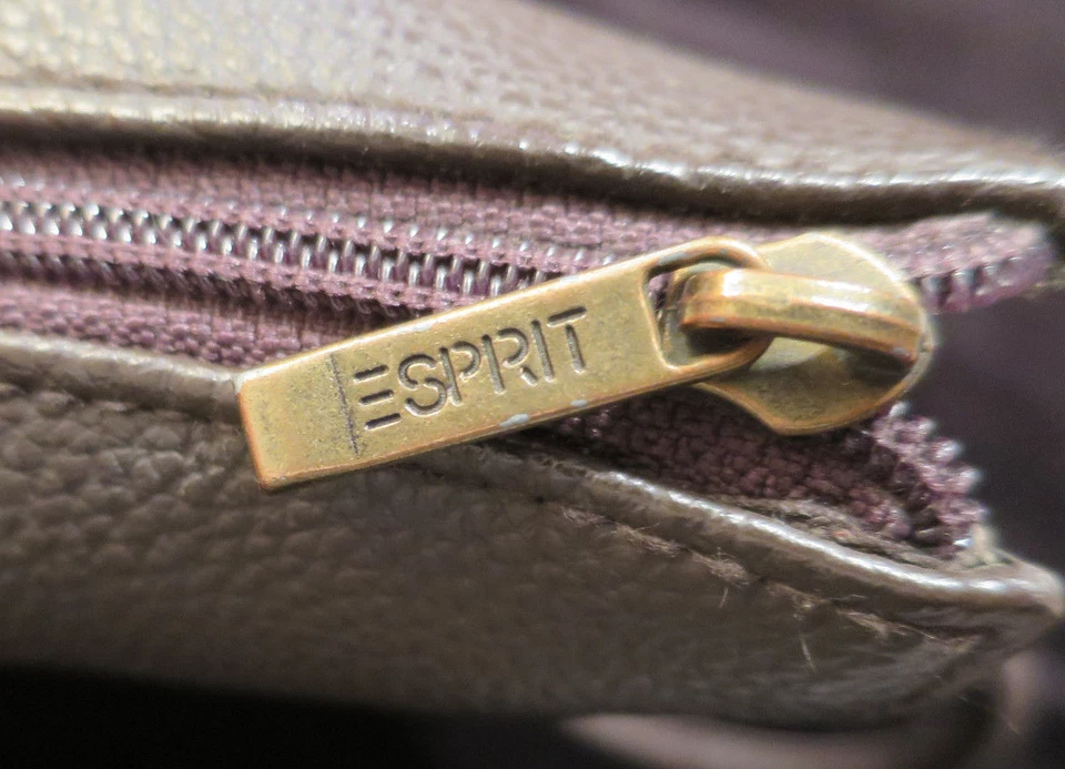 Bolso Bandolera Mujer Vintage Esprit Marrón Imitación Cuero Foto 4 de 4