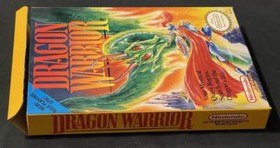 DRAGON WARRIOR ORIGINAL 1989 NES BOX ONLY NINTENDO SEAL REAL NICE ENIX
