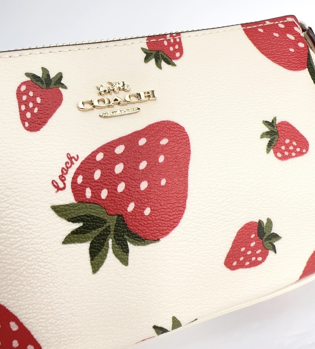 NWT Coach Nolita 19 With Wild Strawberry Print CH533 + Free
