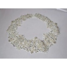 crystal beaded belt sash wedding bridal dress beaded bridal rhinestone belt