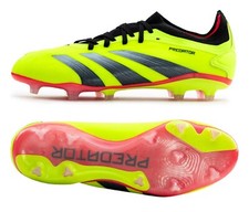 Adidas Men PREDATOR PRO FG Cleats Yellow Football Soccer Boot GYM Spike IG7776