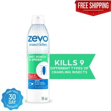 Zevo Insect Ant, Roach and Spider Crawling Insect Spray, 10 Oz, Free Shipping