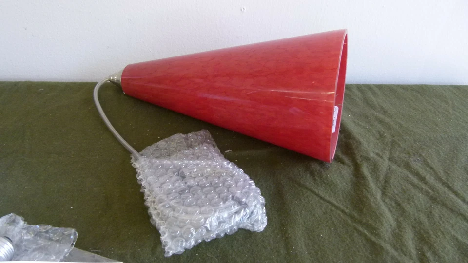 TD-Emerge Pendant Red by Tech Lighting 700TDEMPRS STN NKL - Image 2 of 4