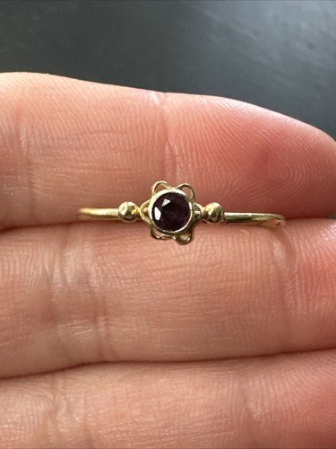 BAGUE ANCIENNE OR JAUNE 18K ET DIAMANTS (T.49) - Euro Pièces D'or