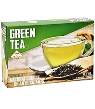 Green Tea Greenbrier International 3.52 oz 100 Tea Bags Per Box