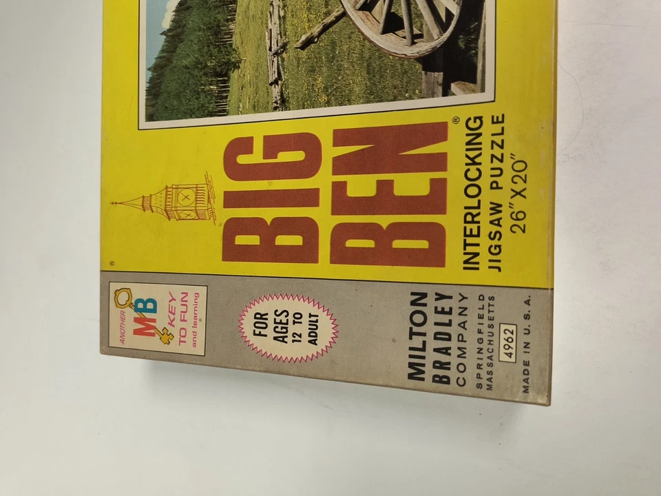Rompecabezas Big Ben vintage 1968 1000 piezas valla reparación San Juan CO Foto 3 de 4
