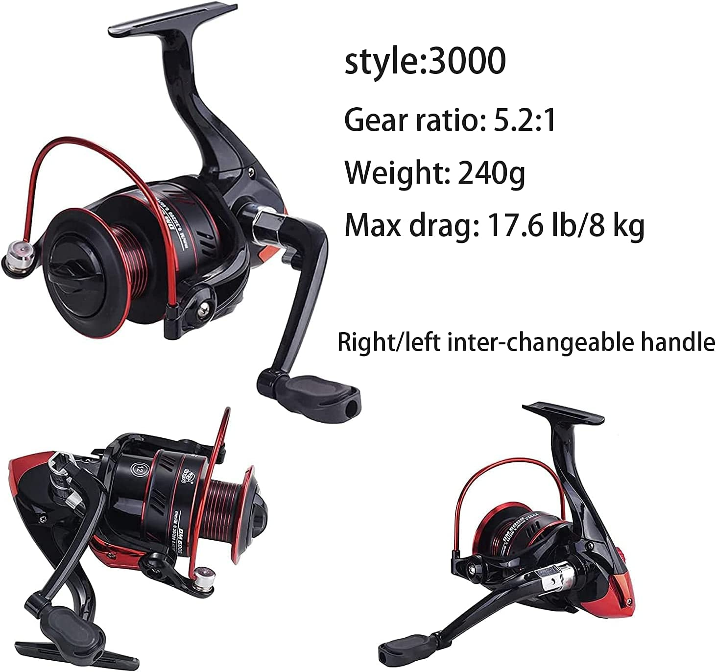 Fishing Pole Combo Set,2.1M/6.89Ft 2PCS Collapsible Rods 2PCS Spinning