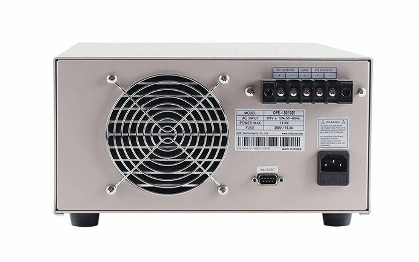 ODA OPE-1501DI Dual Channel Linear Programmable DC Power Supply 300W 150V 1A - Image 4 of 4