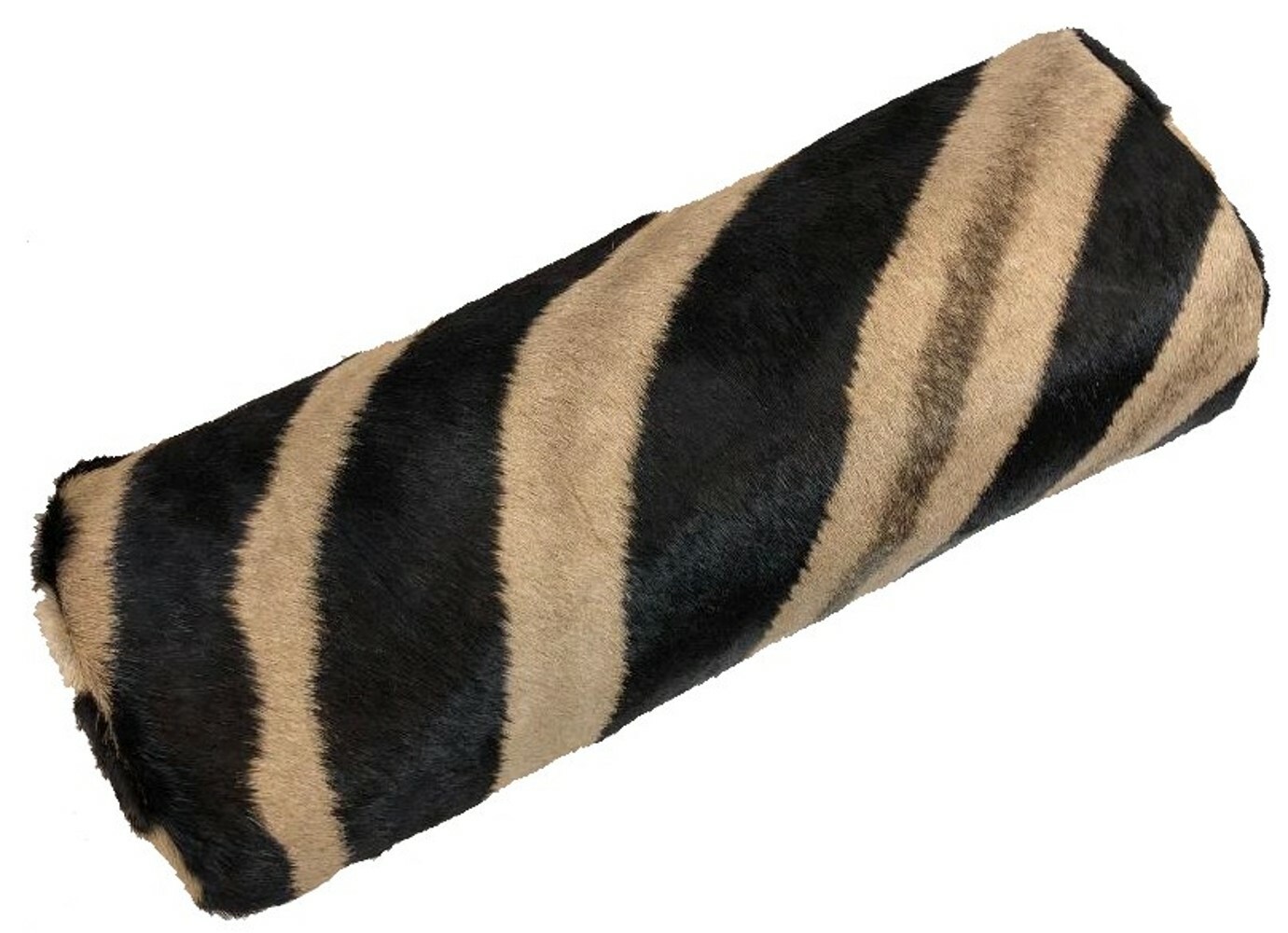 GENUINE ZEBRA HIDE SKIN BOLSTER NECKROLL CUSHION / PILLOW NEW eBay