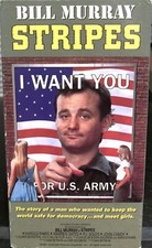 STRIPES- Bill Murray, John Candy- Nutballs Go Behind Enemy Lines VHS Good