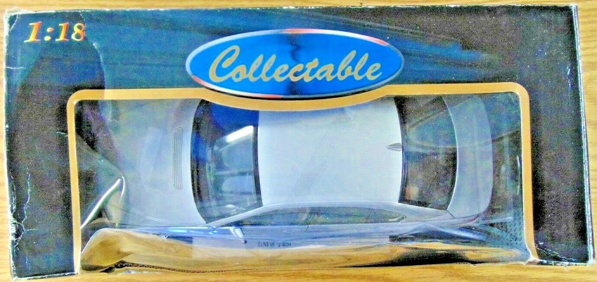 Welly BMW 745i 1/18 scale diecast car gray silver NIB HTF | eBay