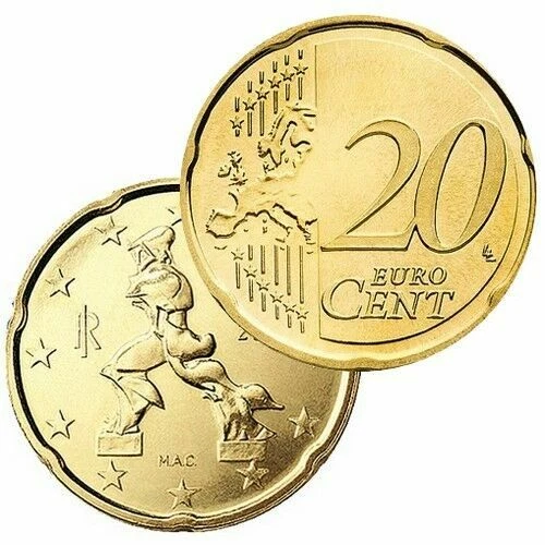 Pièces euro de l'Italie 20 Cent