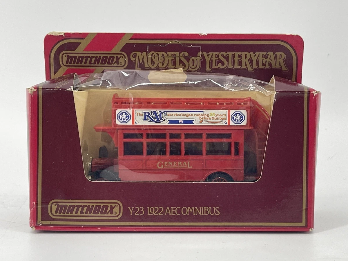 Voiture Miniature Matchbox N°3 Bus Anglais Vintage - Modèle Lesney Avec Boîte - Occasion