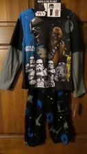 NWT STAR WARS 2 pc pajamas Darth Vader Chewbacca R2-D2 C-3PO Stormtrooper Boys 6