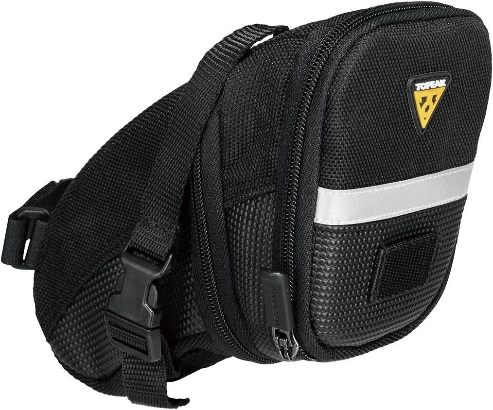 Topeak TC2261B Aero Wedge Pack with Strap Mount for Bicycle,