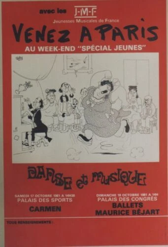 Affiches et posters de collection liés à la musique