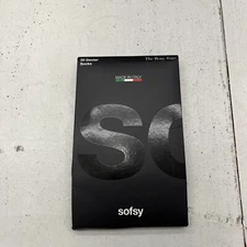 Sofsy Black & Sparkly Silver Sheer The Roxy-Faye Ankle Socks Women’s OS NEW