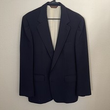 vintage nordstrom wool mens blazer blue Size 42 EUC