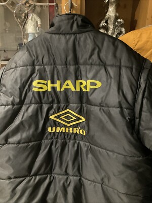 Vintage 90s - Umbro Manchester United Puffer Jacket - Detatchable