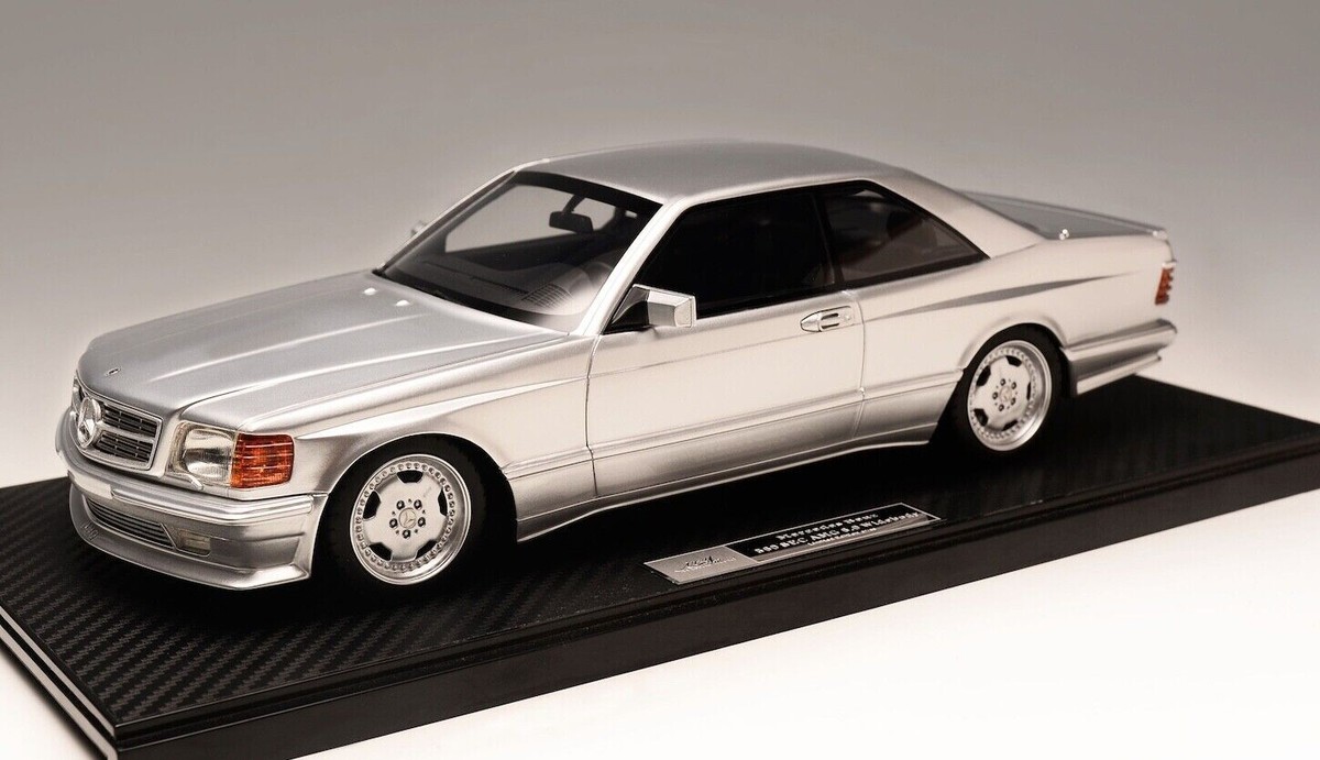 Ivy Models 1986 Mercedes Benz 560 SEC 6.0 AMG C126 Silver 1