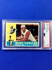 1960 Topps #398 Mike Cuellar Cincinnati Redlegs PSA 7 NM Near-Mint