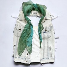 Maison Martin Margiela Artisanal 1990s Rare Re-constructed Denim Shawl Jacket