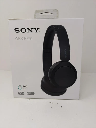 Sony WH-CH520 Wireless Over-Ear Headphones - Black