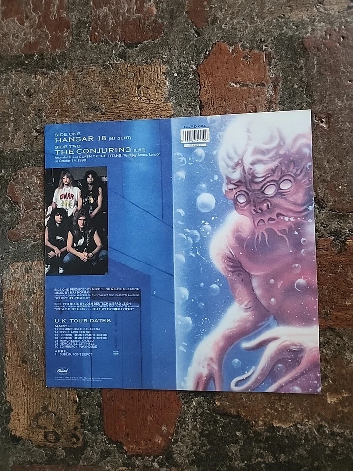 Megadeth – Hangar 18 7" Picture Vinyl 1991 1st Pressing Foto 4 de 4