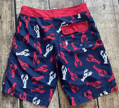 SPERRY TOP SIDER LOBSTER BOARD SHORTS RED WHITE BLUE MENS SIZE 32 EXCELLENT - Picture 7 of 8