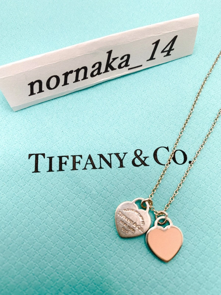 Tiffany necklace 2024 heart pink