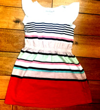 L.O.G.G. Girls 4-6Y Multicolored Striped Cotton Dress