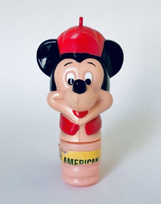 Vintage 1996 American Candy Co. DISNEY GUMBALLS Topper 4  Candy Container MICKEY
