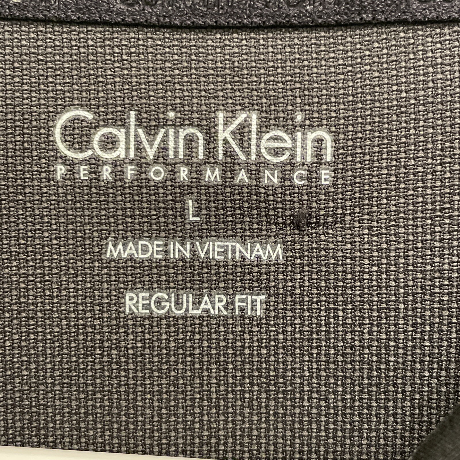 Calvin Klein Men's Solid Black Performance Polo L… - image 2