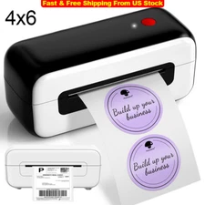 Phomemo Shipping Label Printer 4x6" USB Thermal Barcode Maker Label Printer Lot
