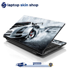 Laptop Skin Sticker Decal Cover for Notebook Apple Asus Racing Cars 13-16 inch