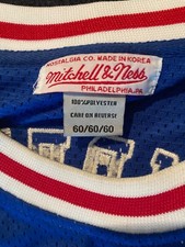 Maillot NBA Mitchell & Ness Wilt Chamberlain – Philadelphia 76ers, Taille 60