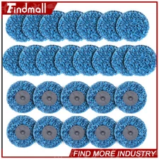 Findmall 25 Pack 3" Quick Change Easy Strip & Clean Discs Fits For Paint Rust
