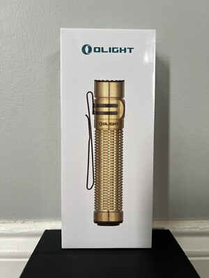 NEW Olight Warrior Mini 3 BRASS 1750 Lumen Magnetic Rechargeable