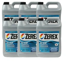 Valvoline Zerex 6 Gallons Antifreeze Coolant Blue G48 Prediluted 6 x 1 Gallon