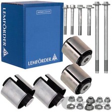 4 LEMFÖRDER GUMMILAGER SCHWINGE ACHSSCHENKEL HINTEN passend für BMW E60 E61 E53