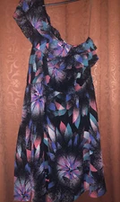 Flounce Dress One Shoulder Size S Small