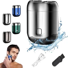 2025 New Upgrade Pocket Shaver USB Mini Shavers， Men Mini Electric Shaver Razor