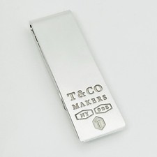 Tiffany  Co 1837 Makers Money Clip in Sterling Silver