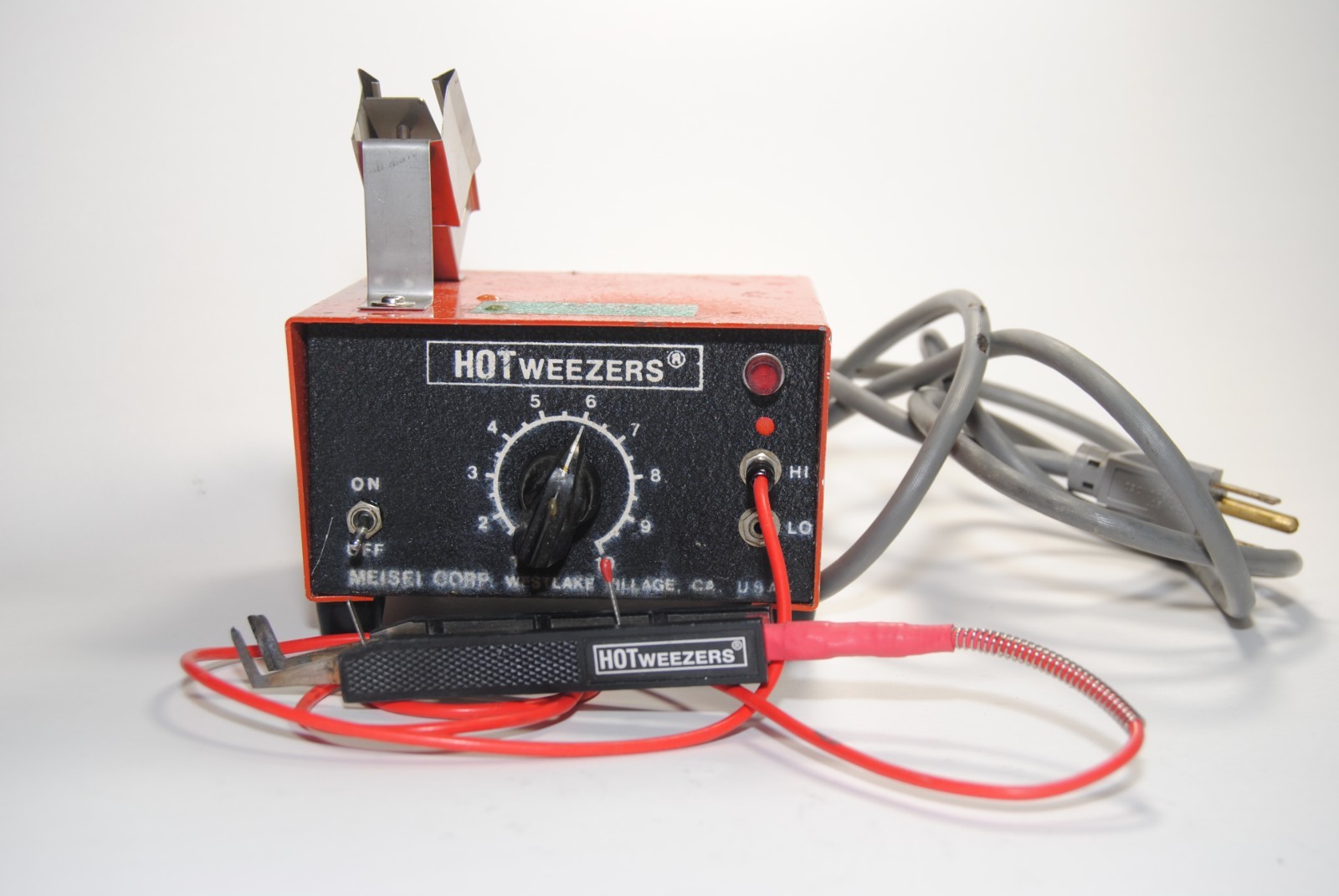 Meisei M-10 Hot Tweezers Thermal Wire Stripper Power Supply