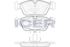 Bremsbeläge für BMW E46 E36 Z4 Coupe Z3 Roadster Alpina Roadster S 99-09