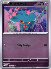 Misdreavus 035/094 Common Phantasmal Flames Pokemon Reverse Holo Near Mint