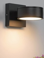 Modern Aluminum Sconce Lights - LED Exterior Wall Sconce, Waterproof, 8W, 3000K